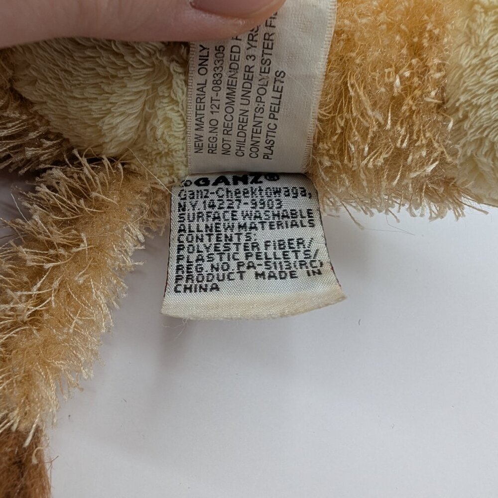 Ganz Webkinz Lil'Kinz Tawny Yellow Lion Plush Stuffed Animal Only - Picture 6 of 8
